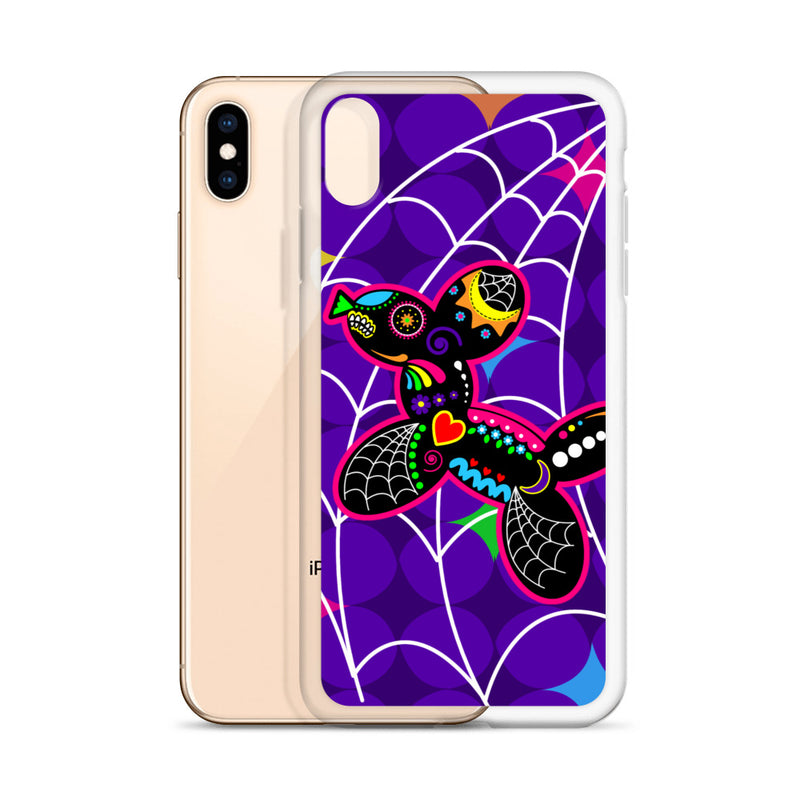 Sugar Skull Balloon Dog iPhone Case