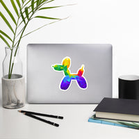 Geometric Balloon Dog Sticker