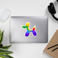 Geometric Balloon Dog Sticker