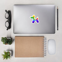 Geometric Balloon Dog Sticker