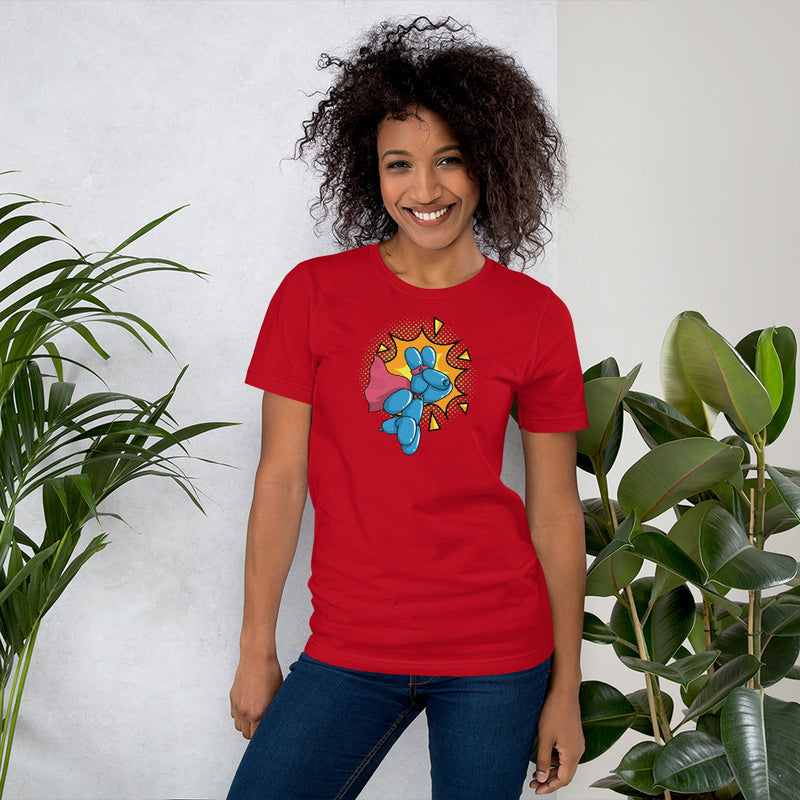 Superhero Balloon Dog Women's T-Shirt