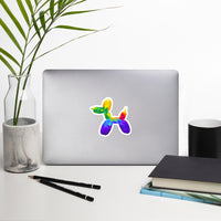 Geometric Balloon Dog Sticker