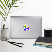 Geometric Balloon Dog Sticker