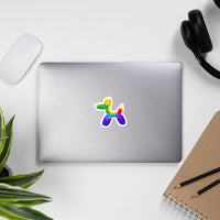 Geometric Balloon Dog Sticker