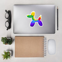 Geometric Balloon Dog Sticker