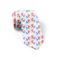 Watercolor Balloon Dogs Necktie