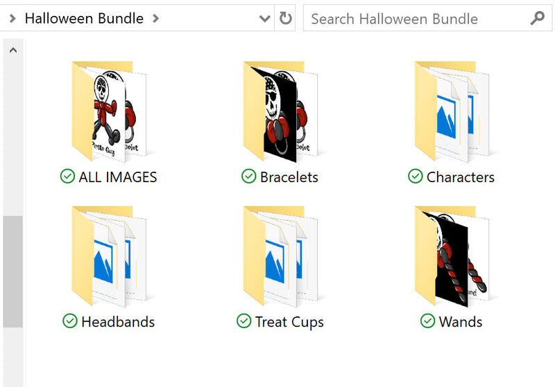 Halloween Prints Clip Art Bundle