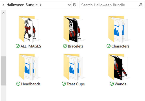 Halloween Prints Clip Art Bundle