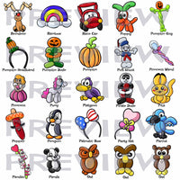 2017 MEGA Balloon Menu Clip Art Bundle!