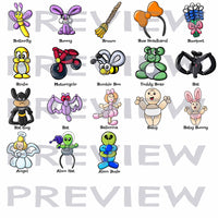 2017 MEGA Balloon Menu Clip Art Bundle!