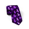 Purple Balloon Animals Necktie