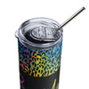 Stainless steel Rainbow Leopard Balloon Artist tumbler