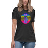 Sunset Balloon Dog Women's Fashion Fit T-shirt