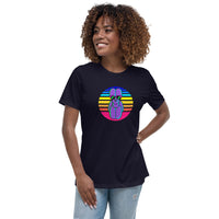 Sunset Balloon Dog Women's Fashion Fit T-shirt